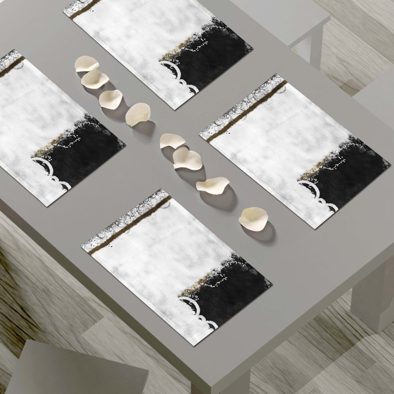 Napperon abstrait en polyester