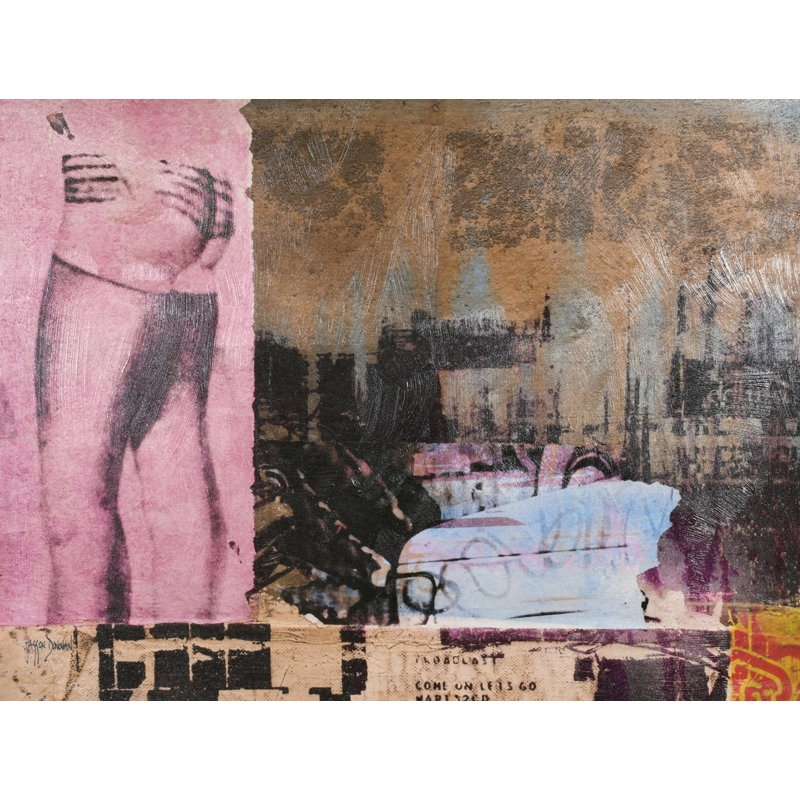 Le Beau Giclee by AFD Home 11158321 City Collage 1 Gallery Wrap, 36-Inch by 48-Inch