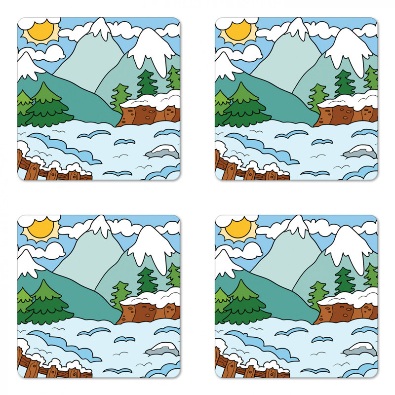 Sous-verre northwoods