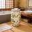 Flower and bird ceramic stool
