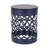 Outdoor Metal End Tables (set Of 2) - Powder-coated Iron, Cylindrical Design-933843089