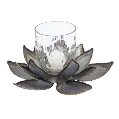 Votive de lotus galvanisé