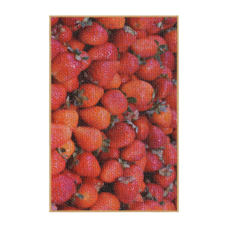 Tapis rouge clôturer les fraises, Rectangle 3 pi x 5 pi