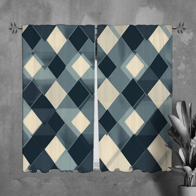 Paire de rideaux obscurcissant en polyester Kimmesha