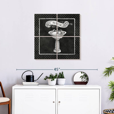 Renouvellement du bain tableau noir Kerner