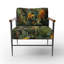 Sounds Of The Jungle I - Chaise rembourrée avec accoudoirs, fauteuil d'appoint Jungle Leaves-112889416