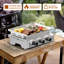Barbecue portatif au propane à 3 brûleurs en acier inoxydable 304 de 24 000 BTU de 25 po R.W.FLAME - Cuisine d'extérieur de qualité supérieure pour barbecue, camping et camping