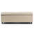 Satin Cream Faux Leather