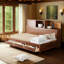 Lit de jour en bois pleine grandeur - 3 tiroirs, ports USB, tablette amovible, capacité de 350 lb?-924256506-924256500
