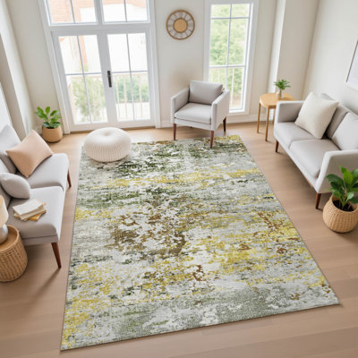 Premium Machine Washable Ashington AMF1830 Modern Rug