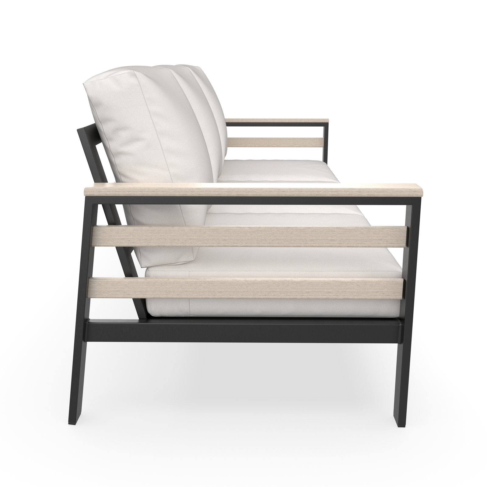 Townsend 80" Sunbrella® Patio Sofa, Sunbrella® Canvas Natural, Seashell