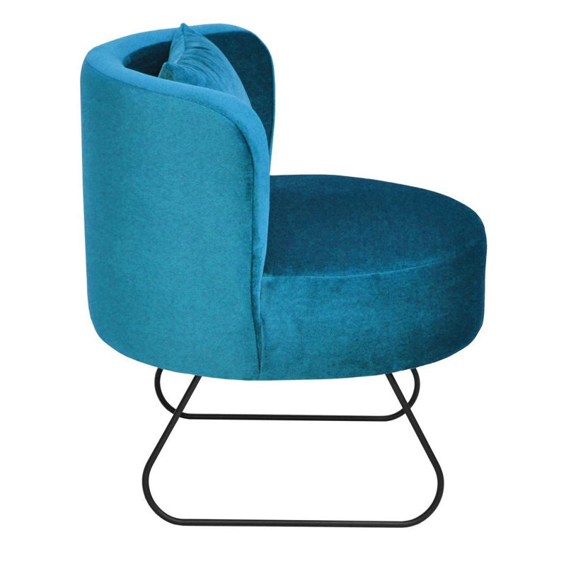 Lever Upholstered Barrel Chair
