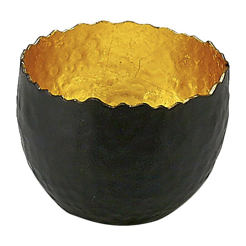 Bol décoratifs Amalfi, 2,3" H x 3,1" L x 3,1" D, Or