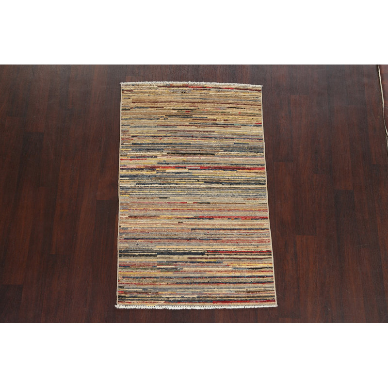Striped Gabbeh  Oriental Handmade Rug 3x5