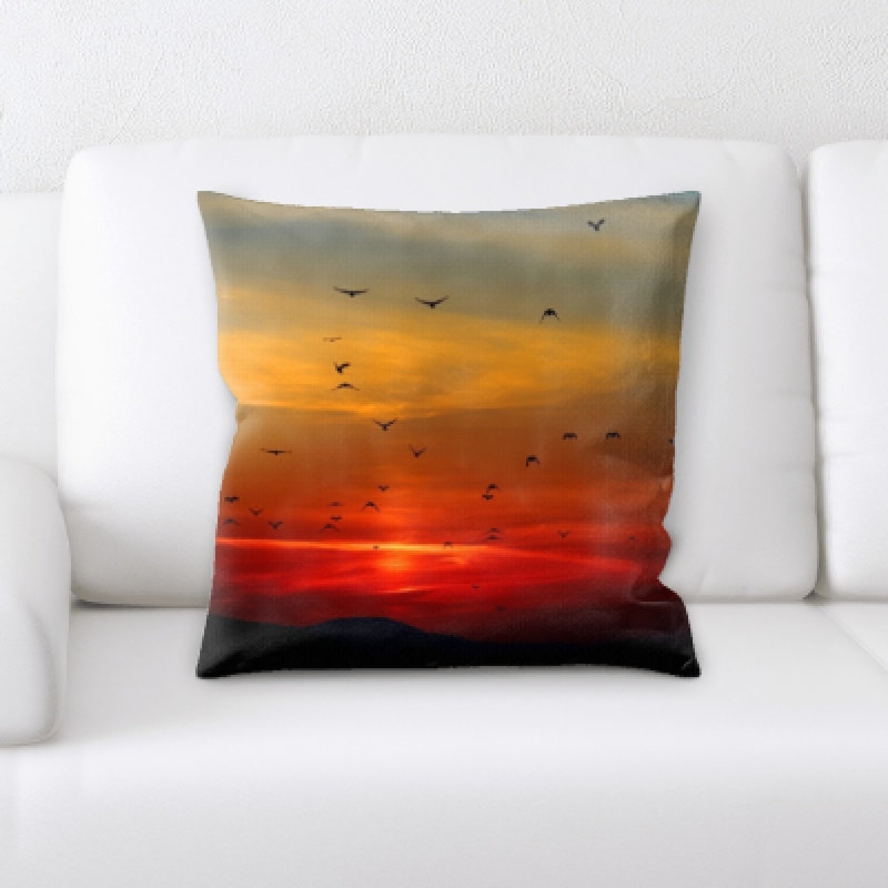 Microsuede Throw Pillow