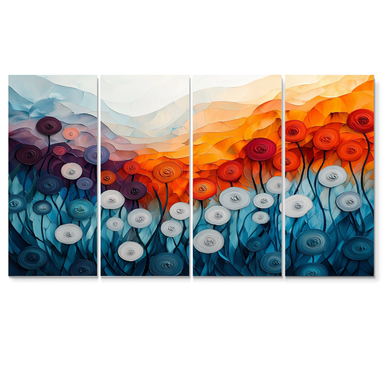Abshire - Art - Pour le salon, 4, H 28 po x l 48 po