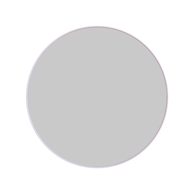 Miroir rond Leia, Rose, 32 po x 32 po