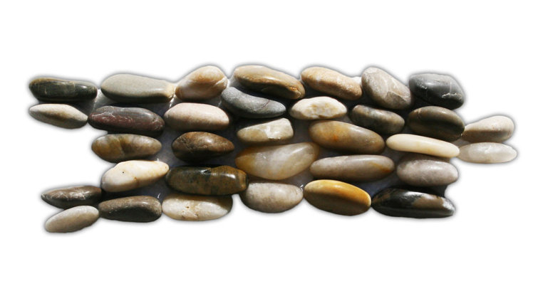 Pecos Random Sized Natural Stone Pebble Tile