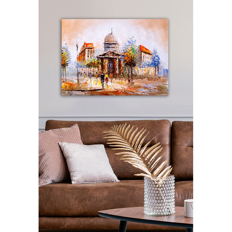 Peinture sur toile tendue