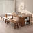 Walnut Rectangular Solid Wood desks-107466473-107466477