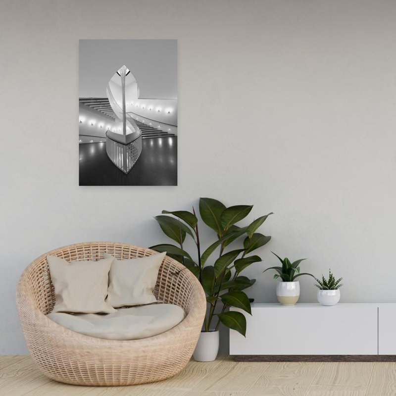 Art mural Marquise Contemporary Architecture City, H 24 po x l 16 po
