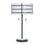 Lampe de table Royce - Zammel et blanc - abat-jour blanc