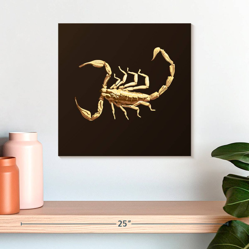 Crowle Venomous Scorpion, H 16 po x l 16 po