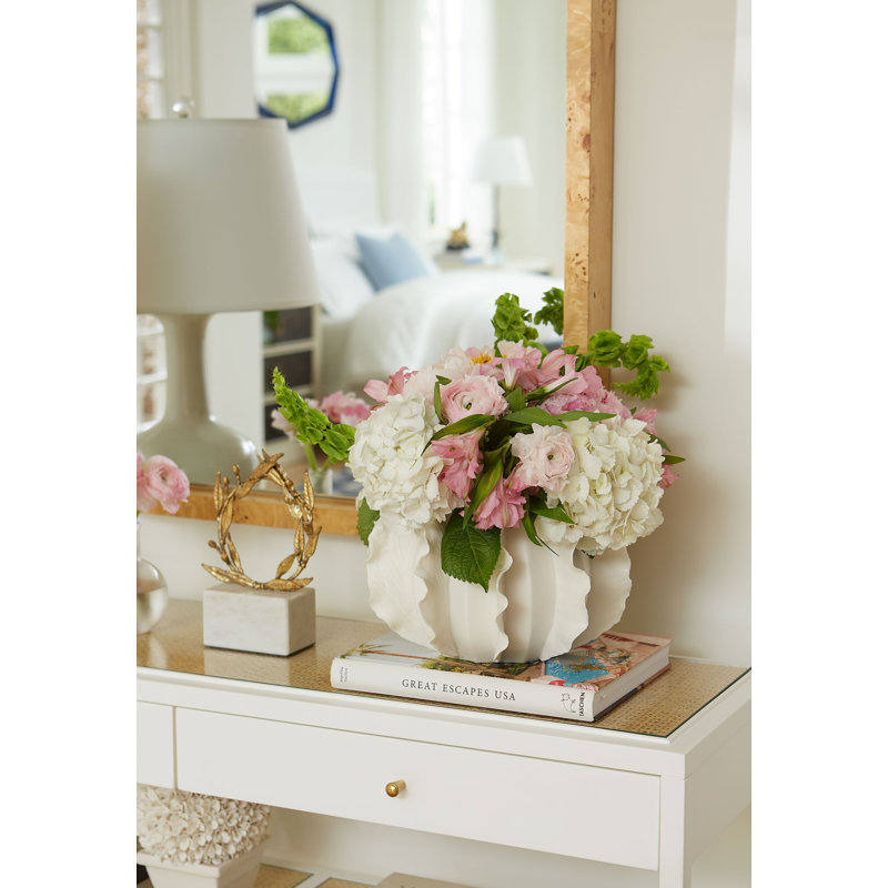 Blanc De Chine Handmade Porcelain Table Vase