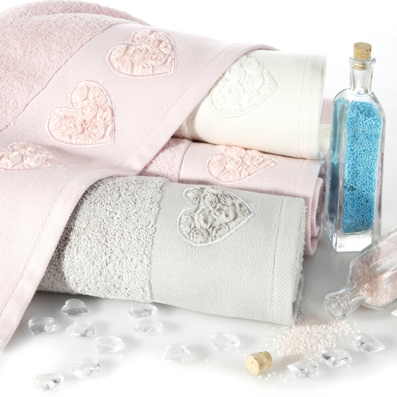 Huibert Midweight Jacquard Hand Towel, Mint