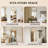 Oversized Arch Floor Mirror with Stand, Wall Mirror-34507446-40290081