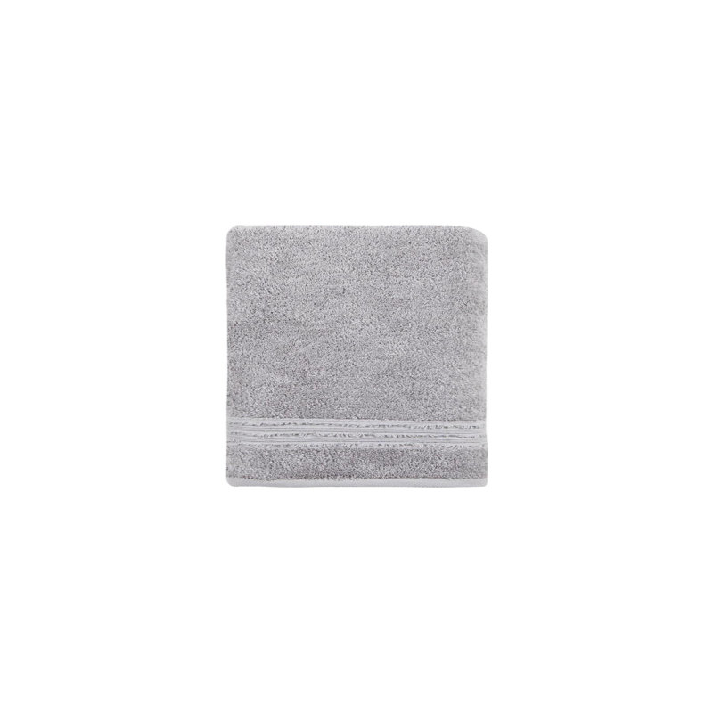 Serviette de bain en coton turc brun clair, 69 x 137 cm, Marron clair