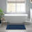1 Pcs Navy 3000 Gsm 24x44" 100% Cotton Reversible Bath Rug - Superior Construction, , Non Slip Comfort Oriented, Machine Washable, Medium Pile-236771664