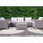 Geometric White Grey Arches Reversible Outdoor Rug-1925517331