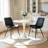 Dining Chairs Set Of 2, PU Leather Upholstered Modern Armless Kitchen Dining Side Chair for Kitchen, Dining, Living, Reception, Office Guest Chairs, and Outdoor-894946873-894946876
