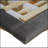 Modern Velvet Queen Upholstered Floating Bed with LED Lights and USB Port-519677578