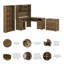 Shelonda 4 Piece Computer Desk Office Set-1162520682