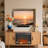 23 Inch Electric Fireplace Insert, Ultra Thin Heater With Log Set & Realistic Flame, Remote Control With Timer, Overheating Protection