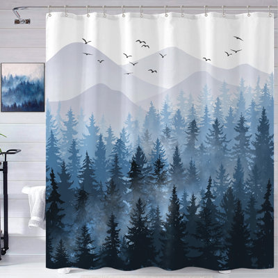 Funny Shower Curtain With Hooks