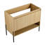 Meuble-lavabo autoportant 36 po et 2 portes d'armoire à fermeture en douceur (emballage KD) - sans le lavabo-115922434-115922435