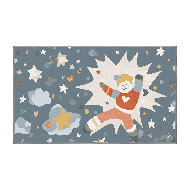 Tapis pour enfants East Urban Home, Rectangulaire 2 pi x 3 pi