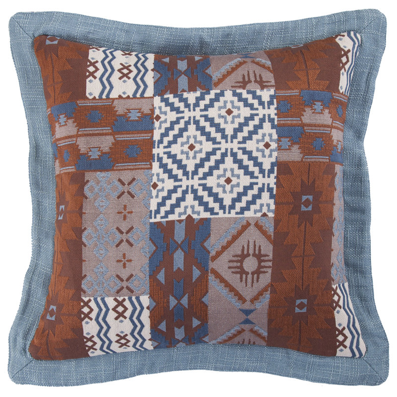 YUMA Linen Reversible Throw Pillow