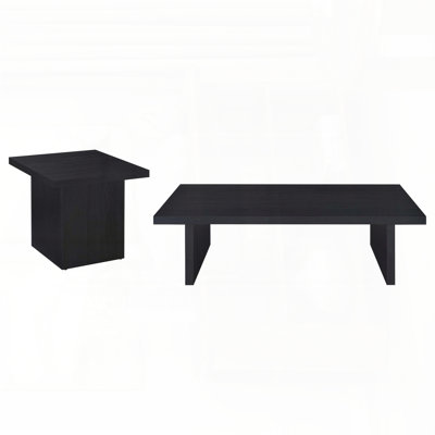 2-Piece Coffee and End Table Set – Rectangular with Scratch-Resistant Laminate