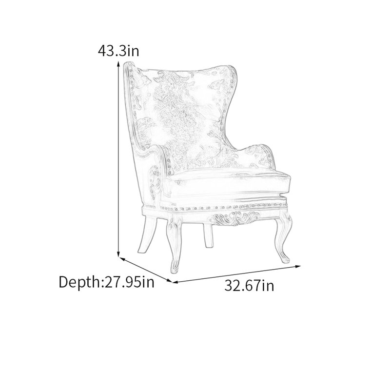 Chaise de loisirs élégante en bois massif rétro moderne