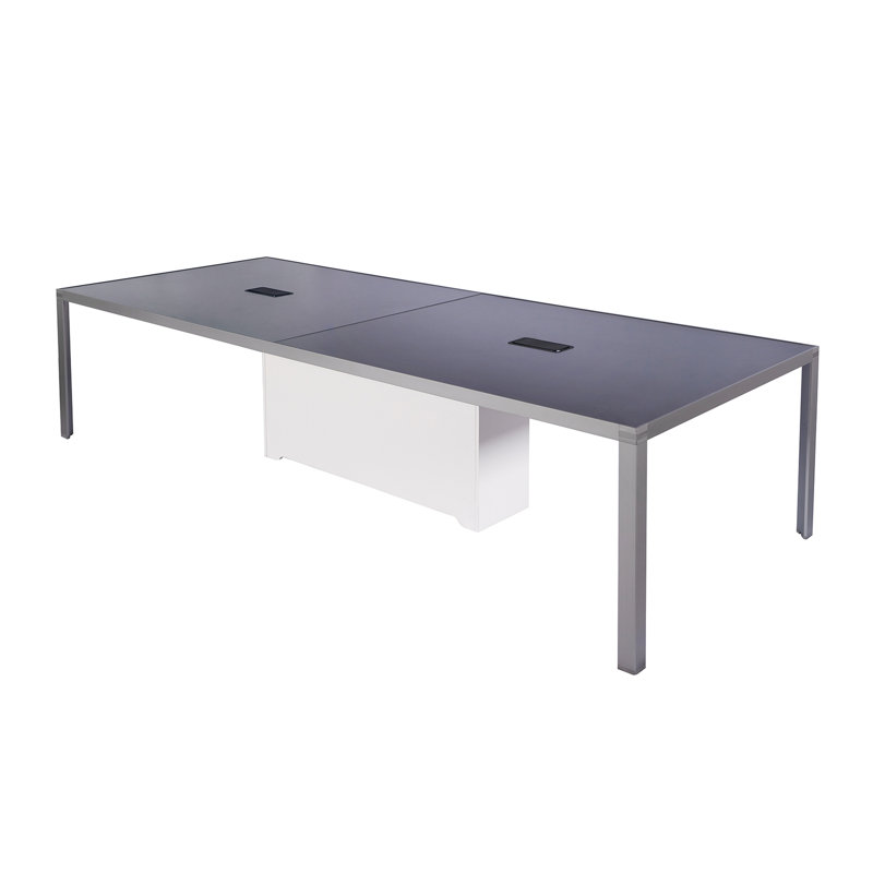 Table de conférence Keira-Rose, H 29,53 po x L 35,43 po x l 118,11 po, Noir