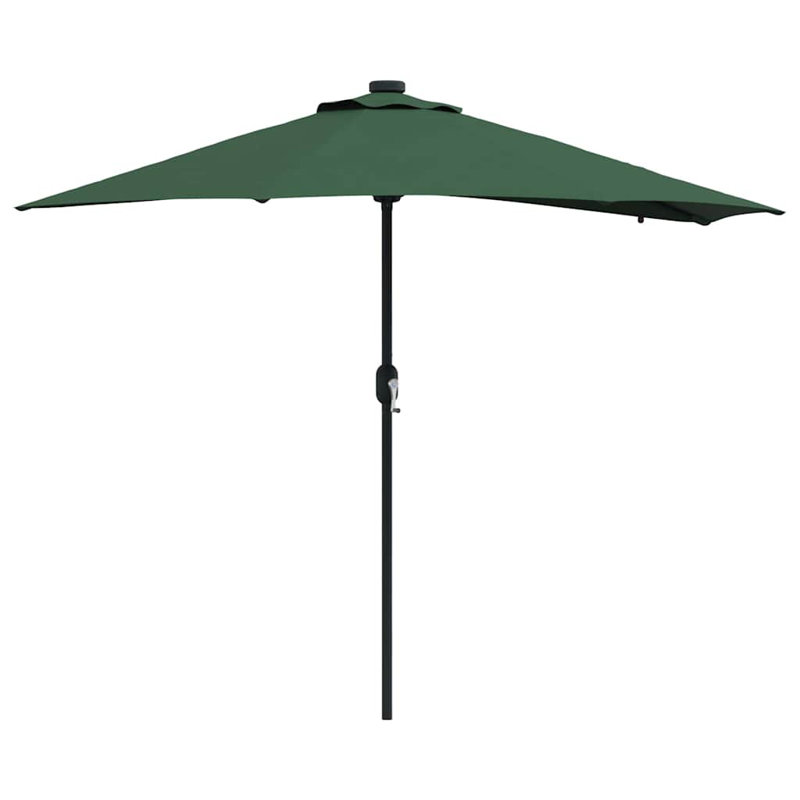 Market Parasol, Green, 223cm H x 150cm W x 150cm D