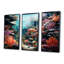 «Life in Coral Reef Paradise II» - art mural bord de mer tropical-971427185-971427187