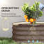 Jardinière en acier galvanisé modulaire-130551497-130551499