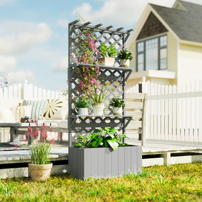 Wood Raised Garden Bed