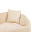 Canapé beige courbé et compressé, conception créative de style nordique pour le salon, confortable, doux et adapté à de multiples cas de figure-1610662405
