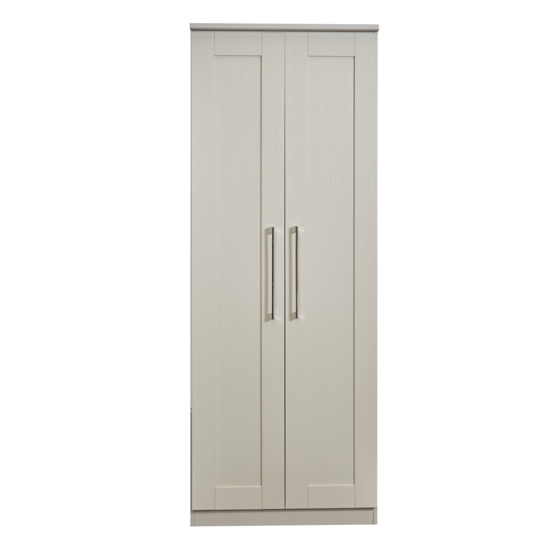 Fully Assembled Ergica York 2 Door Wardrobe, Kashmir Painted Wood